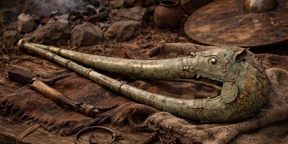 El carnyx implicaba un valor tanto simbólico como bélico dentro de la cultura celta, reflejando el poder y la identidad tribal de sus guerreros (Imagen Ilustrativa Infobae)