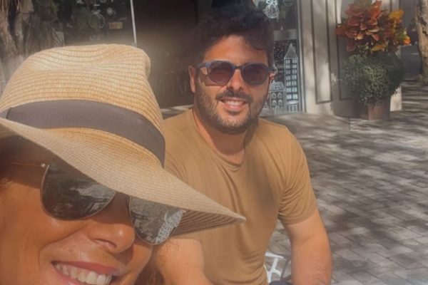 Desde sus vacaciones en Brasil, Iliana Calabró compartió la primera foto de su nieto Bento