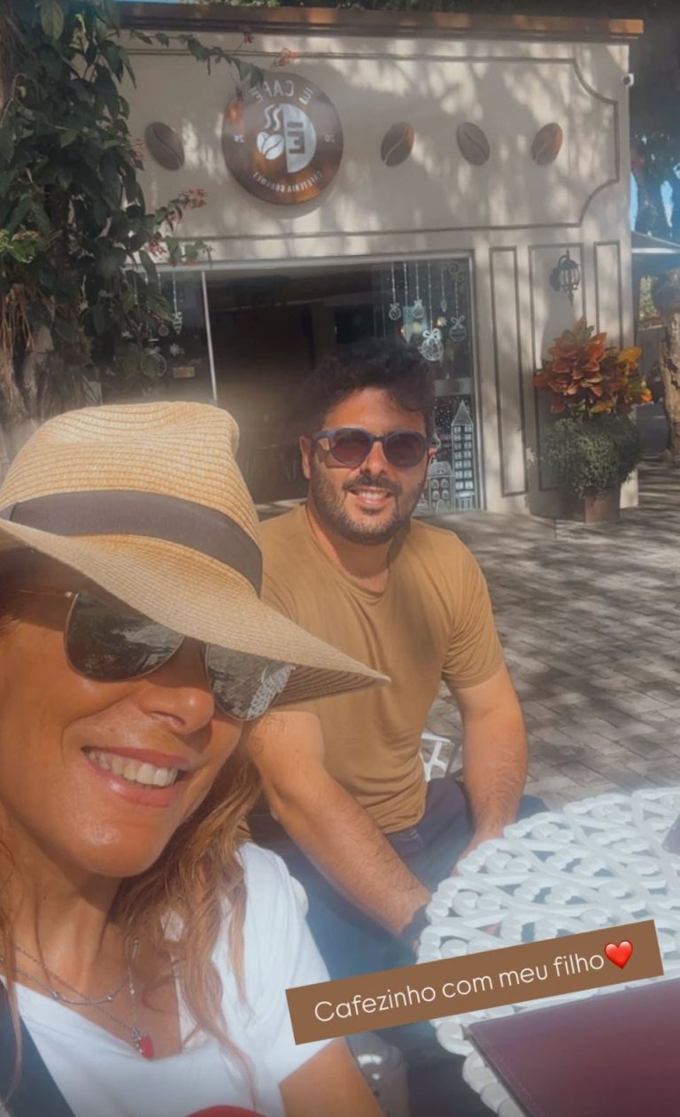Desde sus vacaciones en Brasil, Iliana Calabró compartió la primera foto de su nieto Bento