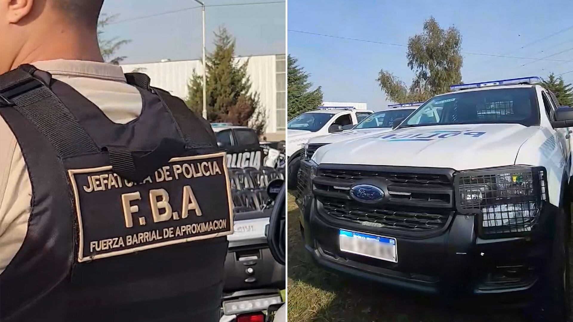 Desfectaron a tres policías de la Fuerza Barrial de La Matanza por robar pertenencias de un auto recuperado