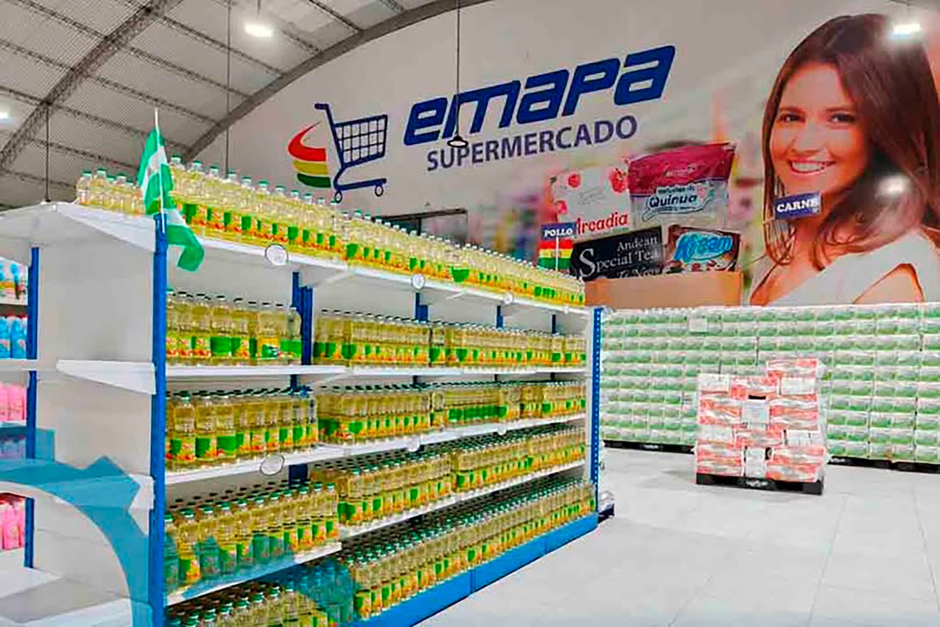 La Empresa de Apoyo a la Producción de Alimentos tiene supermercados en varias ciudades del país