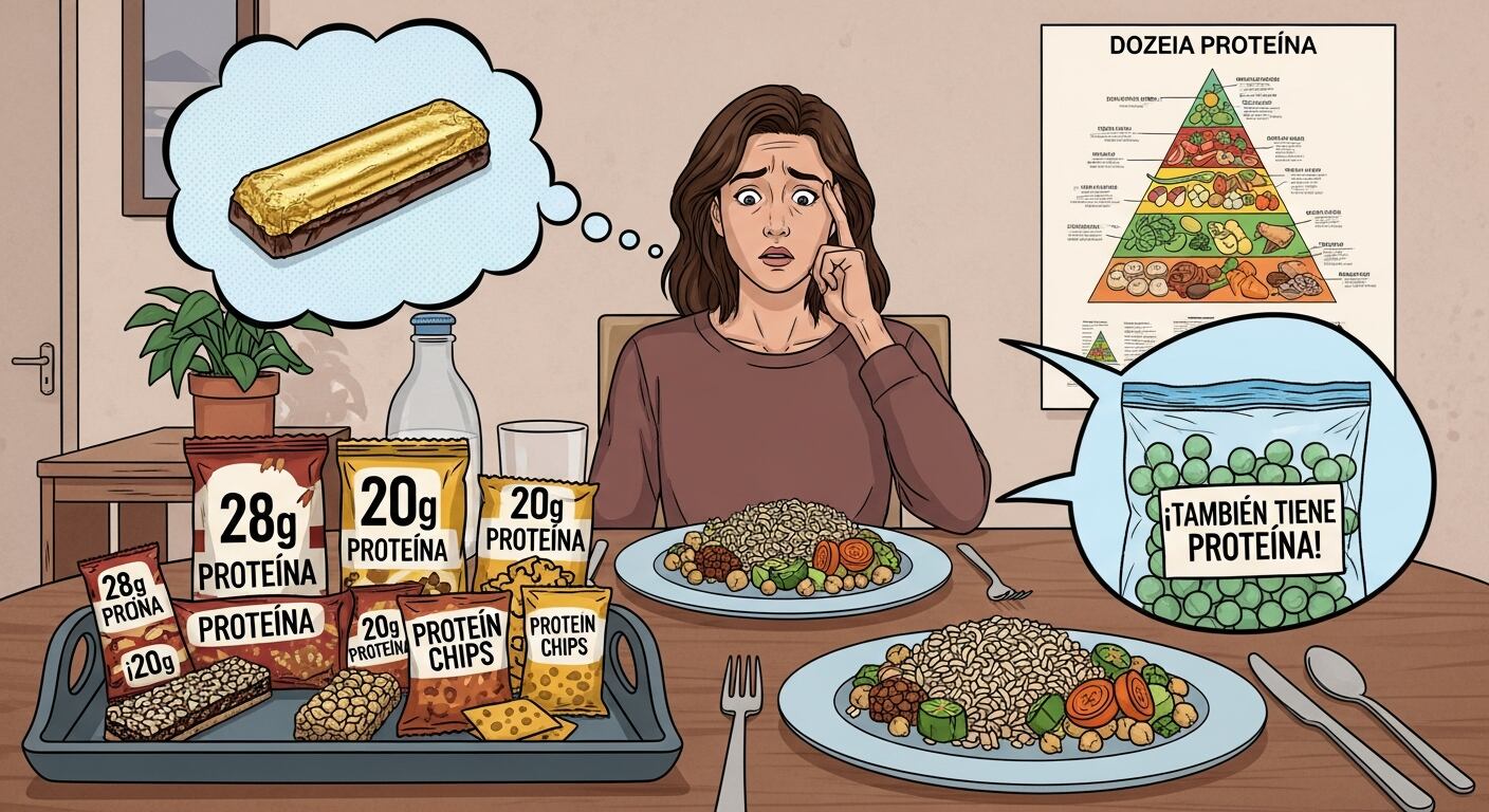 La promesa de mayor saciedad y rendimiento físico sostiene el auge de los alimentos hiperproteicos en el mercado (Imagen Ilustrativa Infobae)