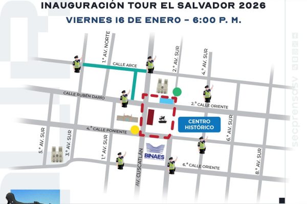 El Centro Histórico de San Salvador será escenario del inicio de una competencia ciclista con participación internacional