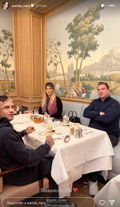 El desopilante encuentro entre Wanda Nara, L-Gante y Maxi López en vivo: “Soy el amor de la vida de los dos”