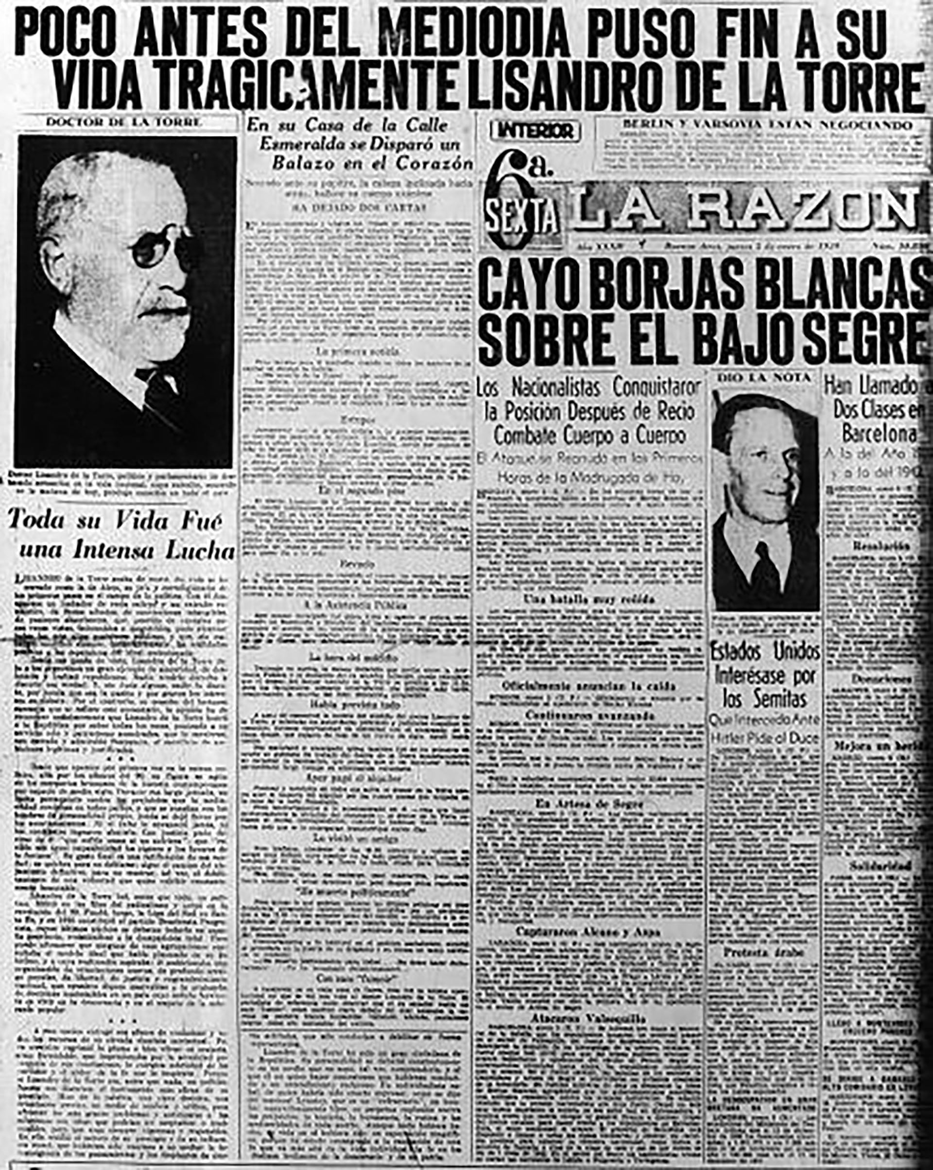 El día que Lisandro de la Torre se disparó en el corazón: las últimas cartas a sus amigos y el dolor por el crimen de Bordabehere