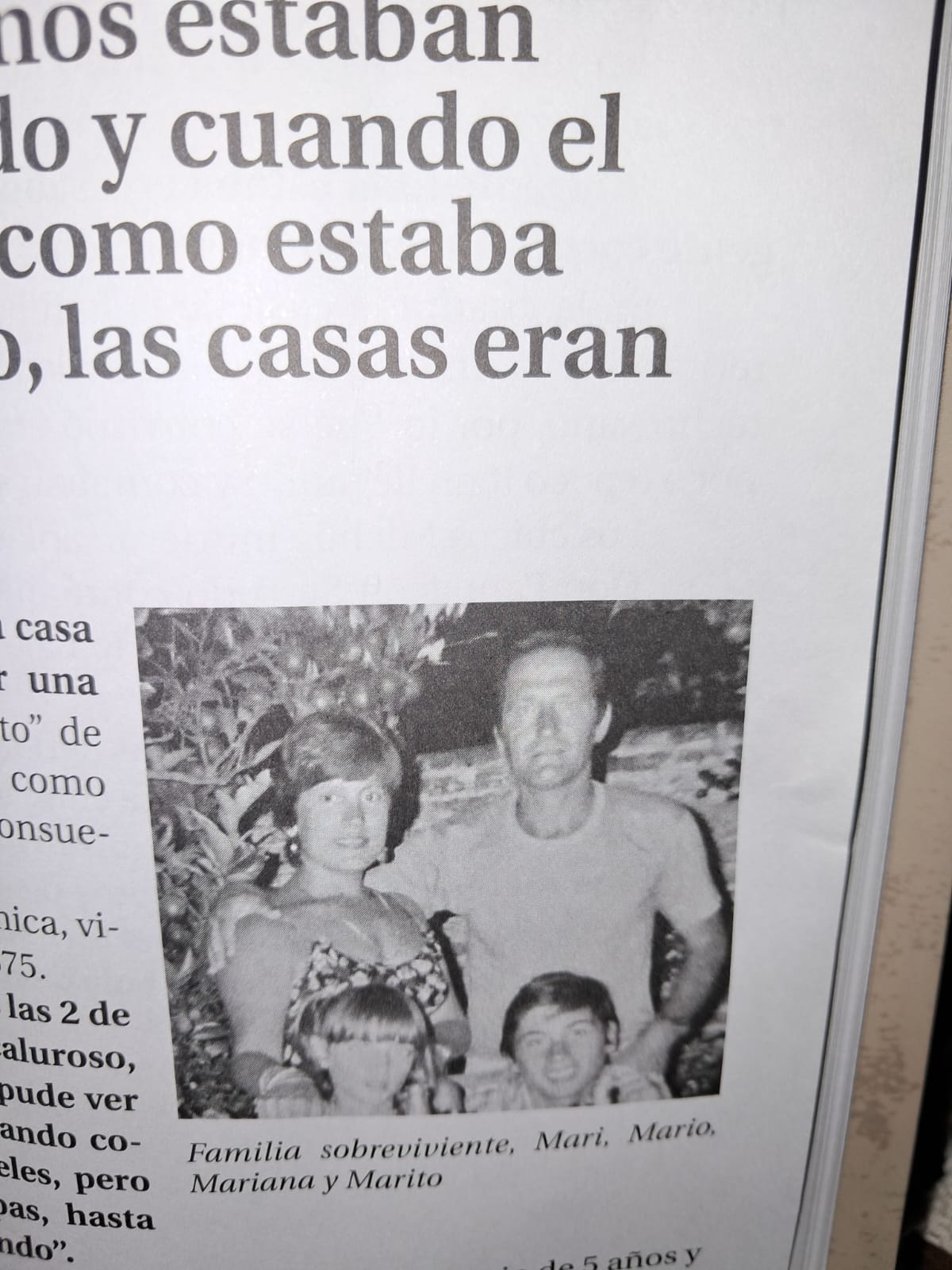 María del Huerto sobrevivió al tornado y logró reconstruir su casa en el mismo lugar