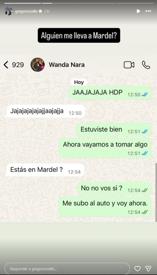 El día y vuelta siguió con la intención de arreglar un plan