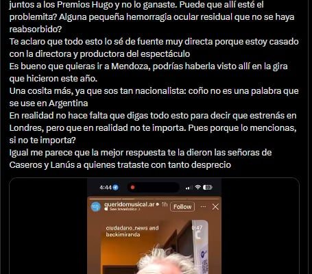 El duro cruce de Enrique Piñeyro con Pepe Cibrián: “Ya que sos tan nacionalista”