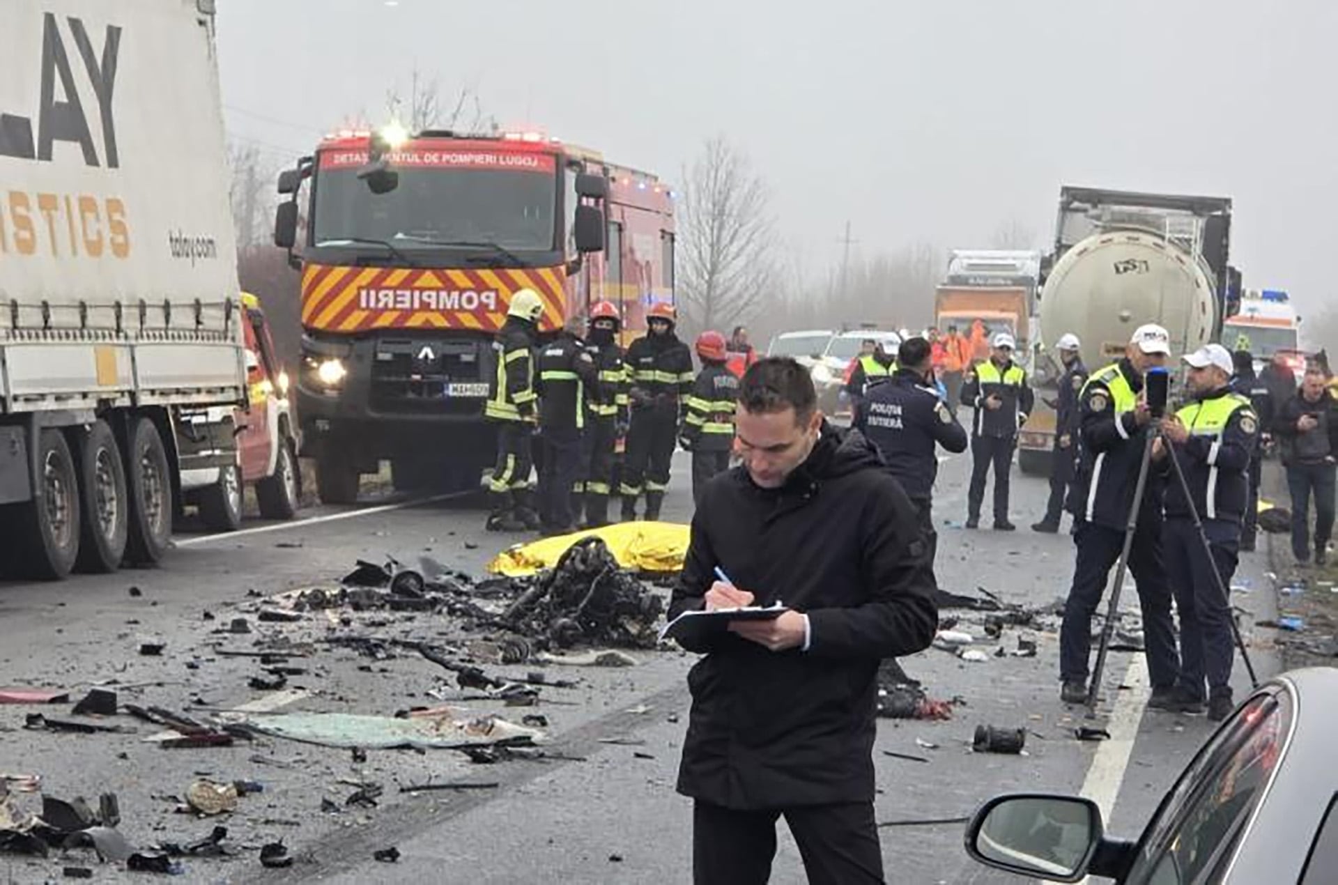 Tres fanáticos del PAOK sobrevivieron al impacto, aunque dos se encuentra en grave estado