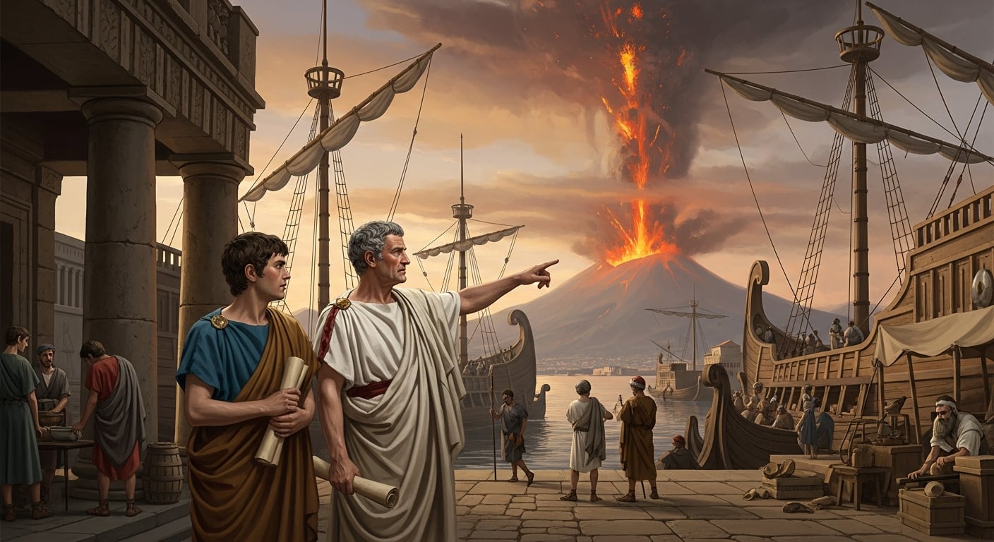 El misterio sobre la fecha de la erupción del Vesubio en Pompeya enfrenta nuevas dudas con hallazgos recientes de monedas y frutos de otoño (Imagen Ilustrativa Infobae)