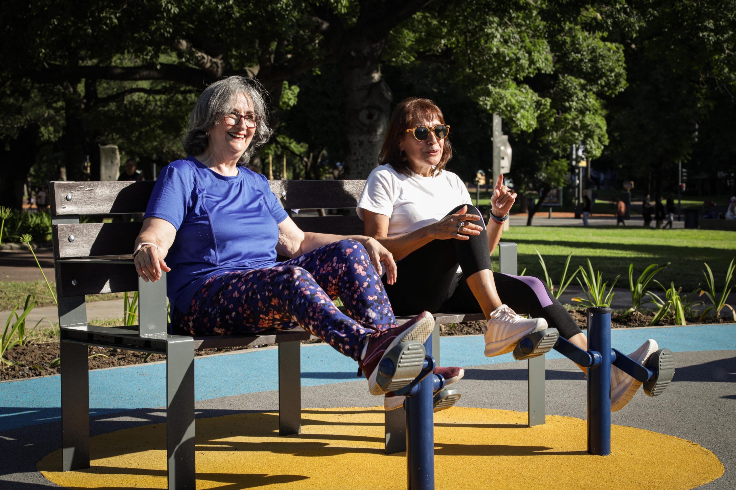 El gobierno porteño presentó “Estaciones Amigables”, la propuesta que busca incentivar la actividad física en adultos mayores