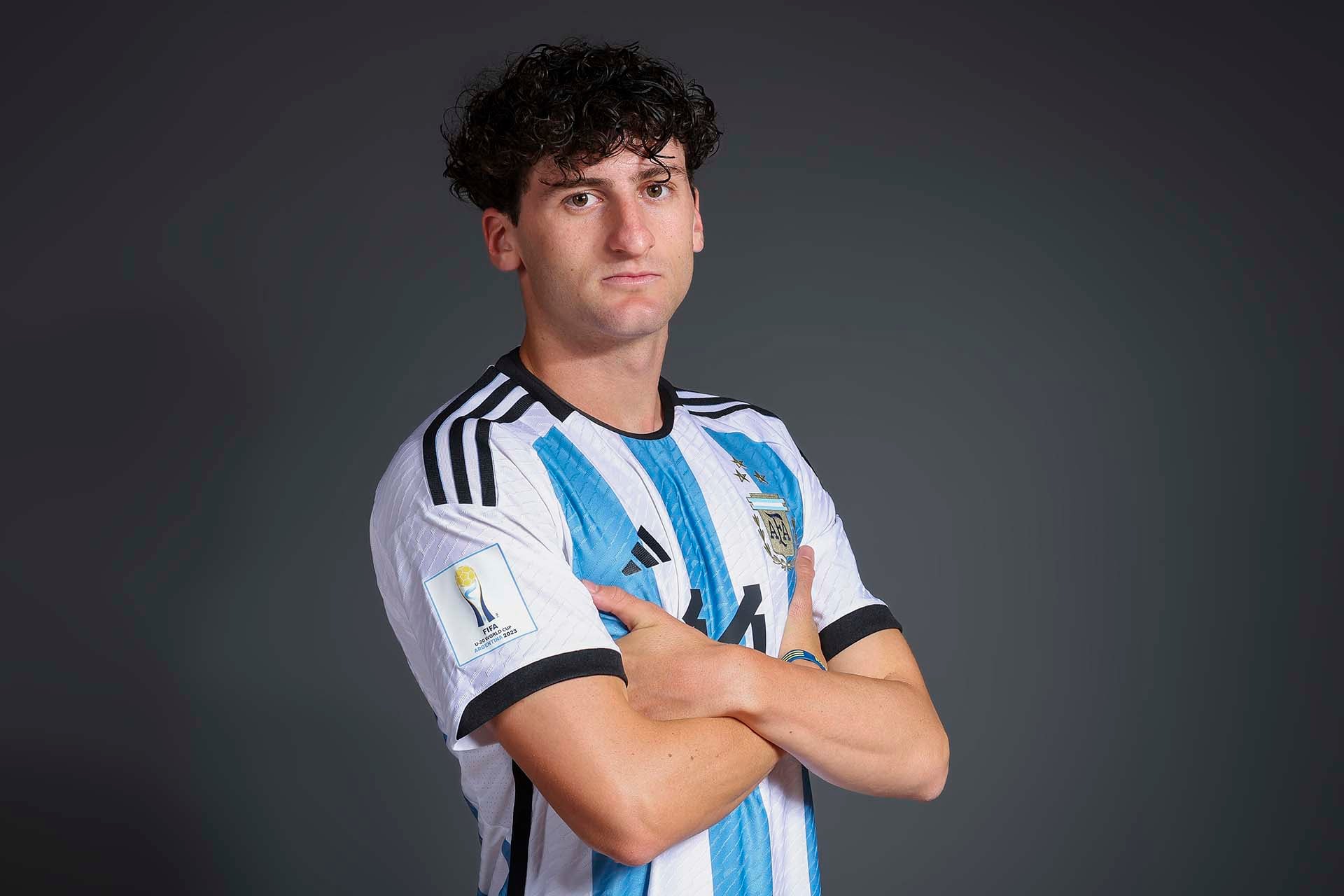 Mateo Tanlongo disputó el Mundial Sub 20 en Argentina en 2023 (Hector Vivas - FIFA/FIFA via Getty Images)