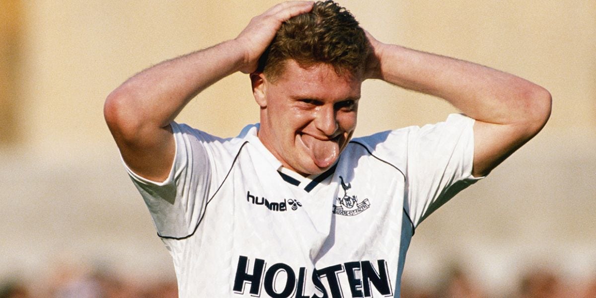 Paul Gascoigne fue uno de los referentes del Tottenham durante fines de los 80 y principios de los 90 (Spurs Official)