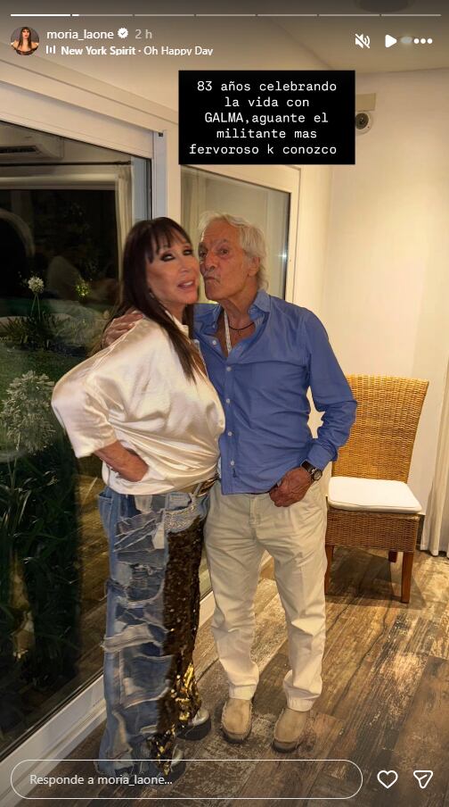 El llanto de Moria Casán al escuchar al Pato Galmarini hablar sobre su amor: “Vivamos juntos hasta el día de nuestro final”