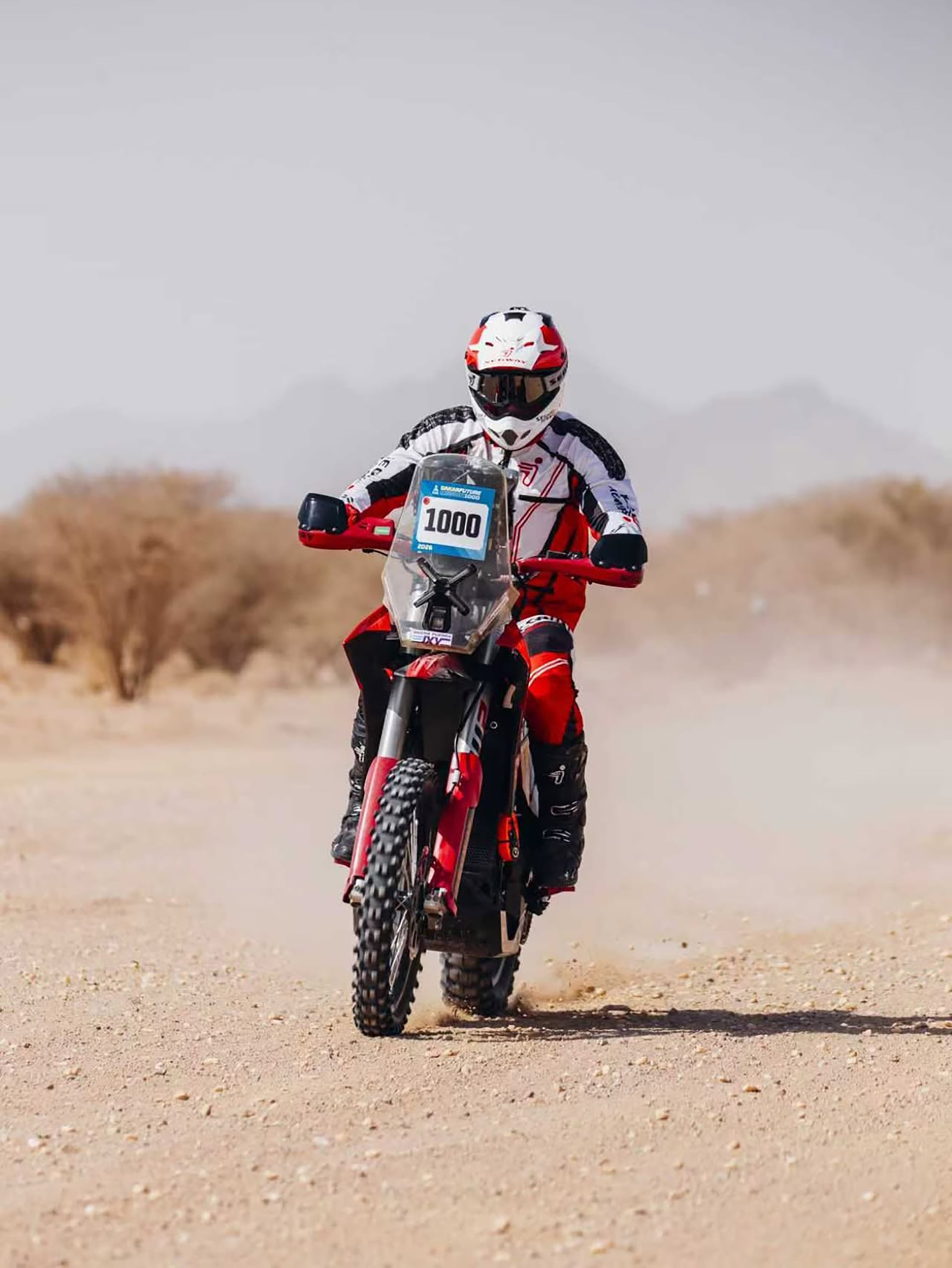 Benjamín Pascual fue tercero con una moto eléctrica en la categoría Mission 1000 (@benjamin.pascual30)