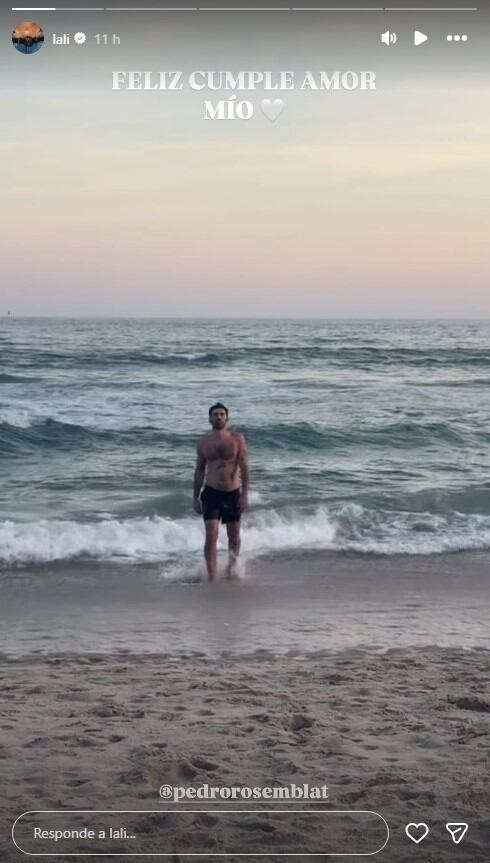 Lali Espósito homenajeó a Pedro Rosemblat el día de su cumpleaños: 