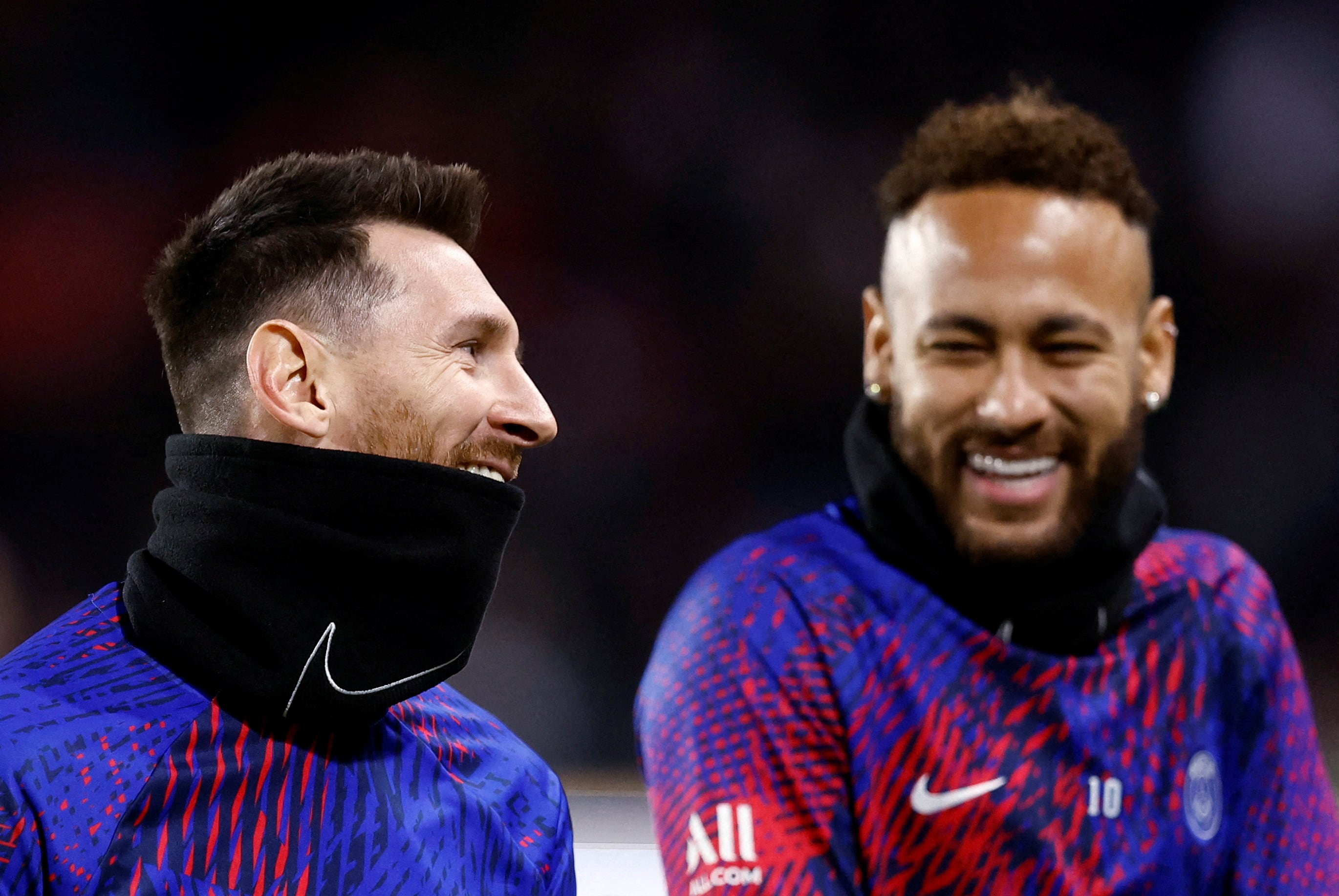 Messi y Neymar son amigos desde su estapa en FC Barcelona, que luego se repitió en el PSG (REUTERS/Stephane Mahe/File Photo)