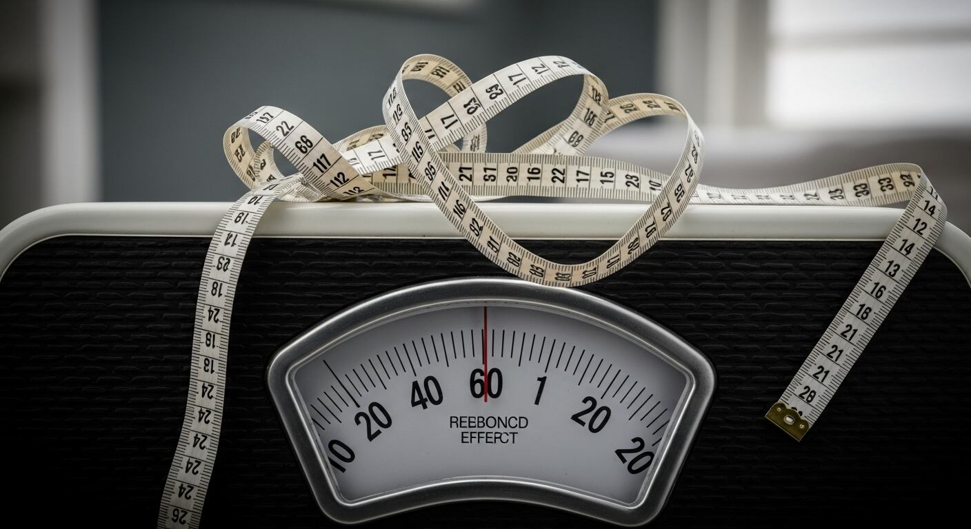 La pérdida de peso rápida afecta la masa muscular, disminuyendo el consumo calórico en reposo y facilitando el efecto rebote en la dieta (Imagen Ilustrativa Infobae)