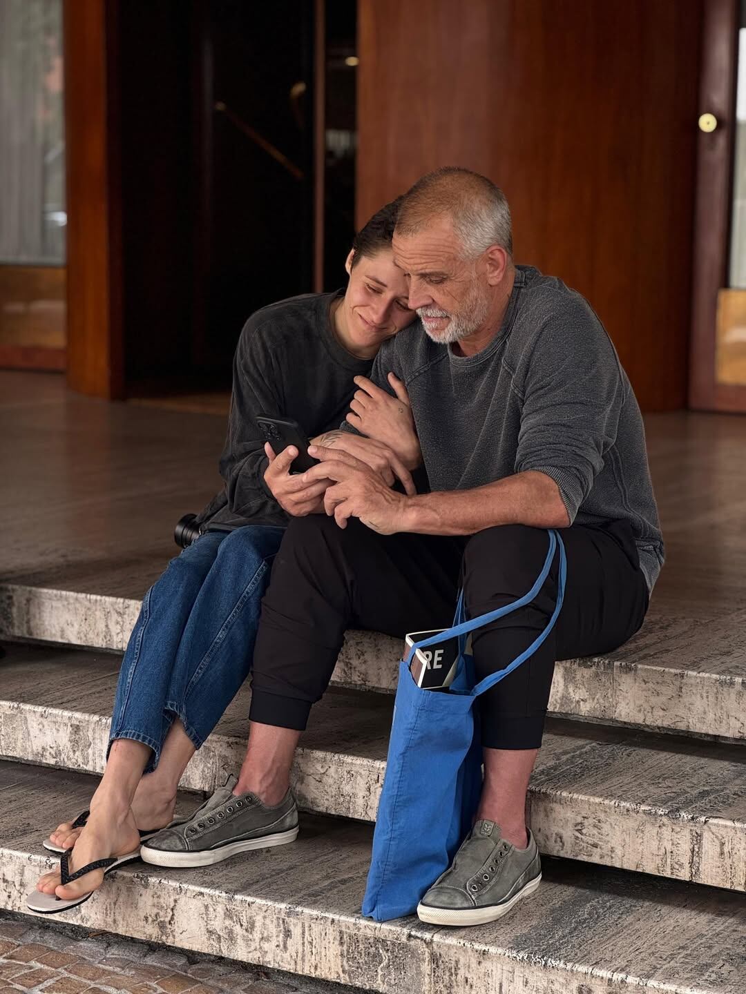 Christian Petersen y Sofía Zelaschi en los días previos al incidente