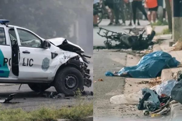 Eludió un control policial en Mar del Plata y murió tras chocar contra un patrullero