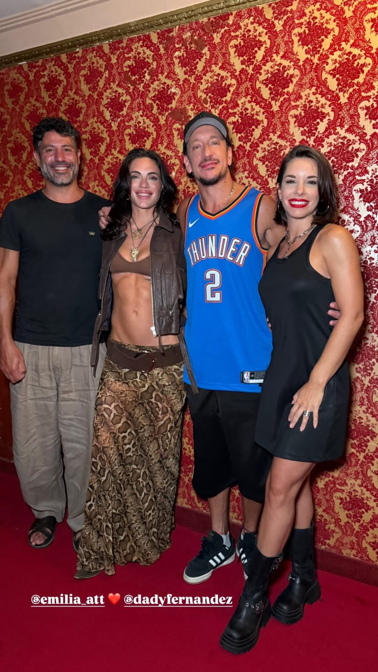 Emilia Attias fue a ver a Nico Vázquez al teatro: “Es sublime”