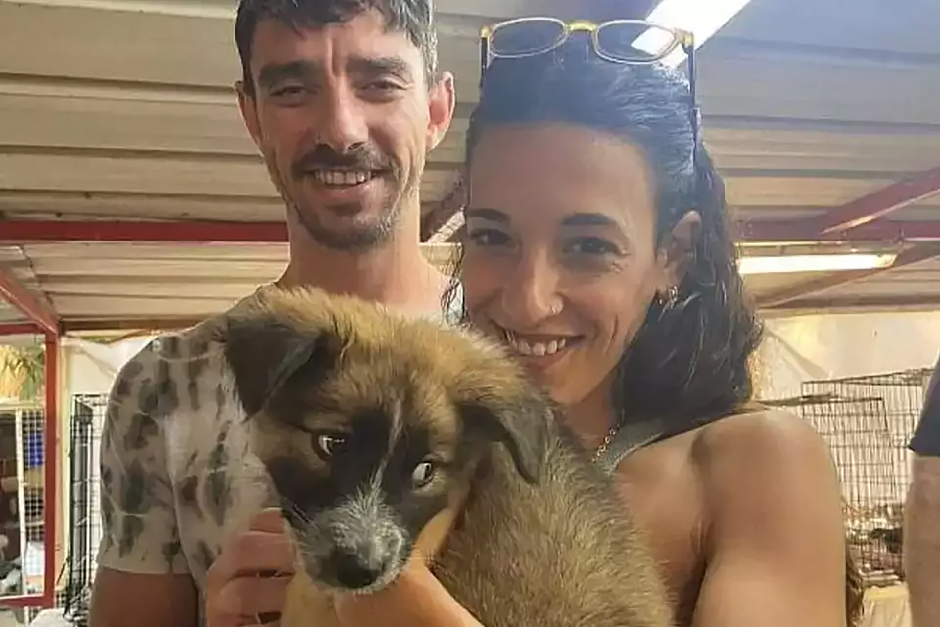 Ariel Cunio y su novia Arbel, que también estuvo 482 días en cautiverio en Gaza