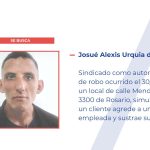 “Es peligroso”: difundieron el rostro del ladrón filmado golpeando a la empleada de una mueblería de Rosario