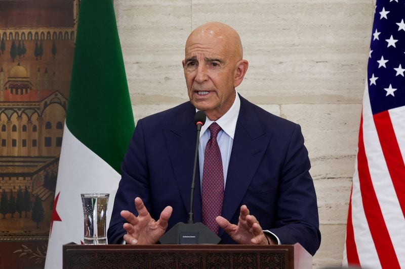El enviado especial de Estados Unidos para Siria, Tom Barrack (REUTERS)