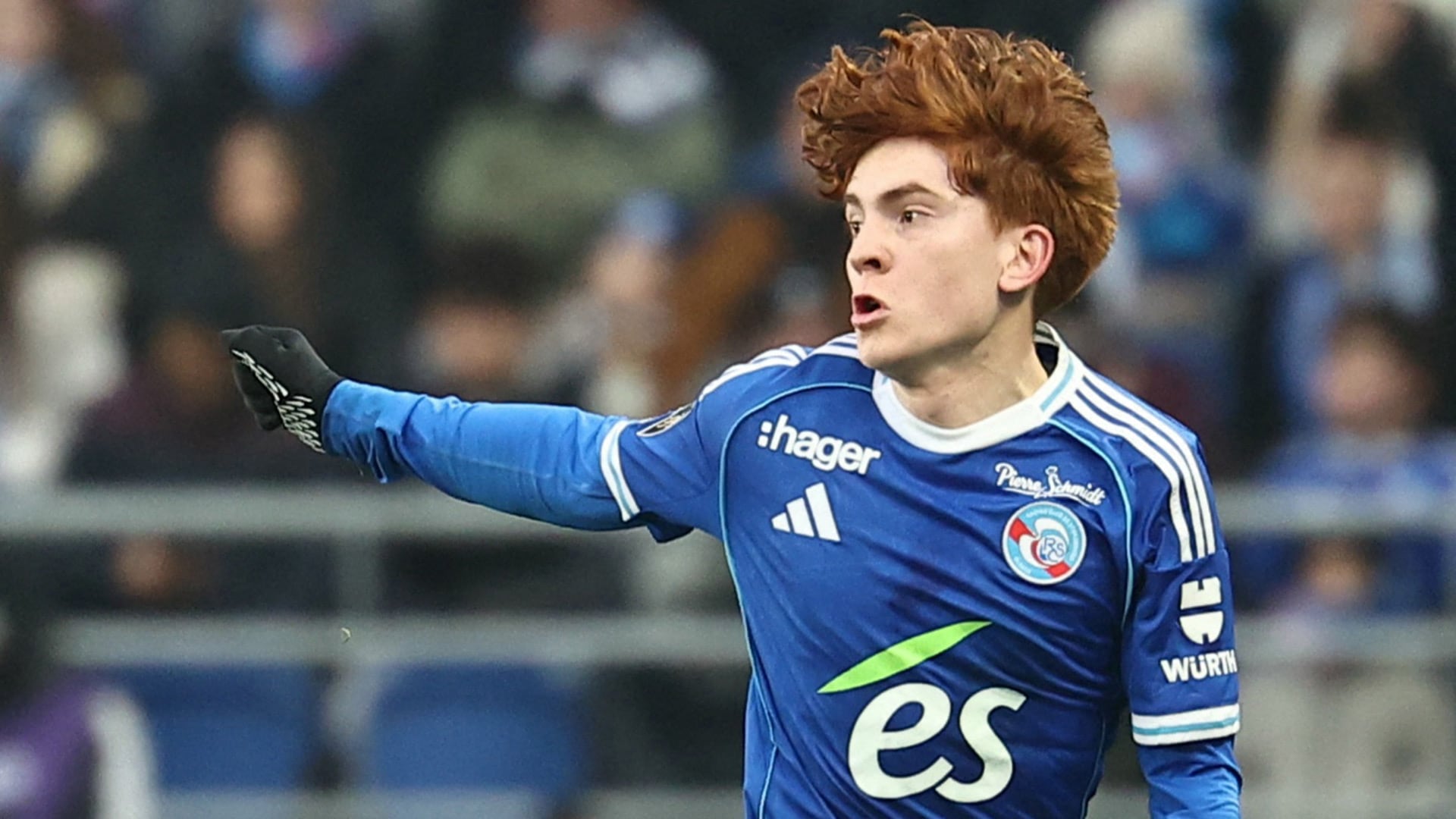 Valentín Barco protagonizó un cortocircuito con la dirigencia del Estrasburgo (Photo by Frederick FLORIN / AFP)