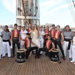 Fátima Florez visitó la Fragata Libertad en Mar del Plata: “Estoy orgullosa como argentina”