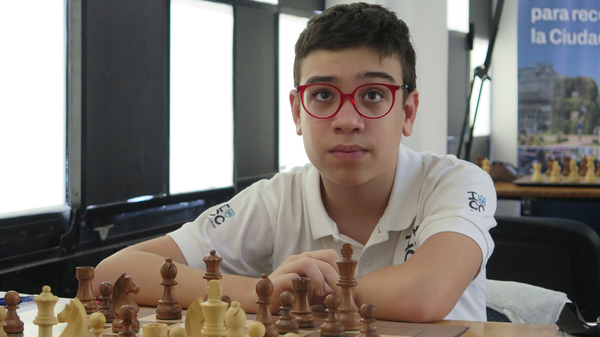 Faustino Oro sigue creciendo en el ajedrez y volvió a ganar en Países Bajos (Foto de archivo)