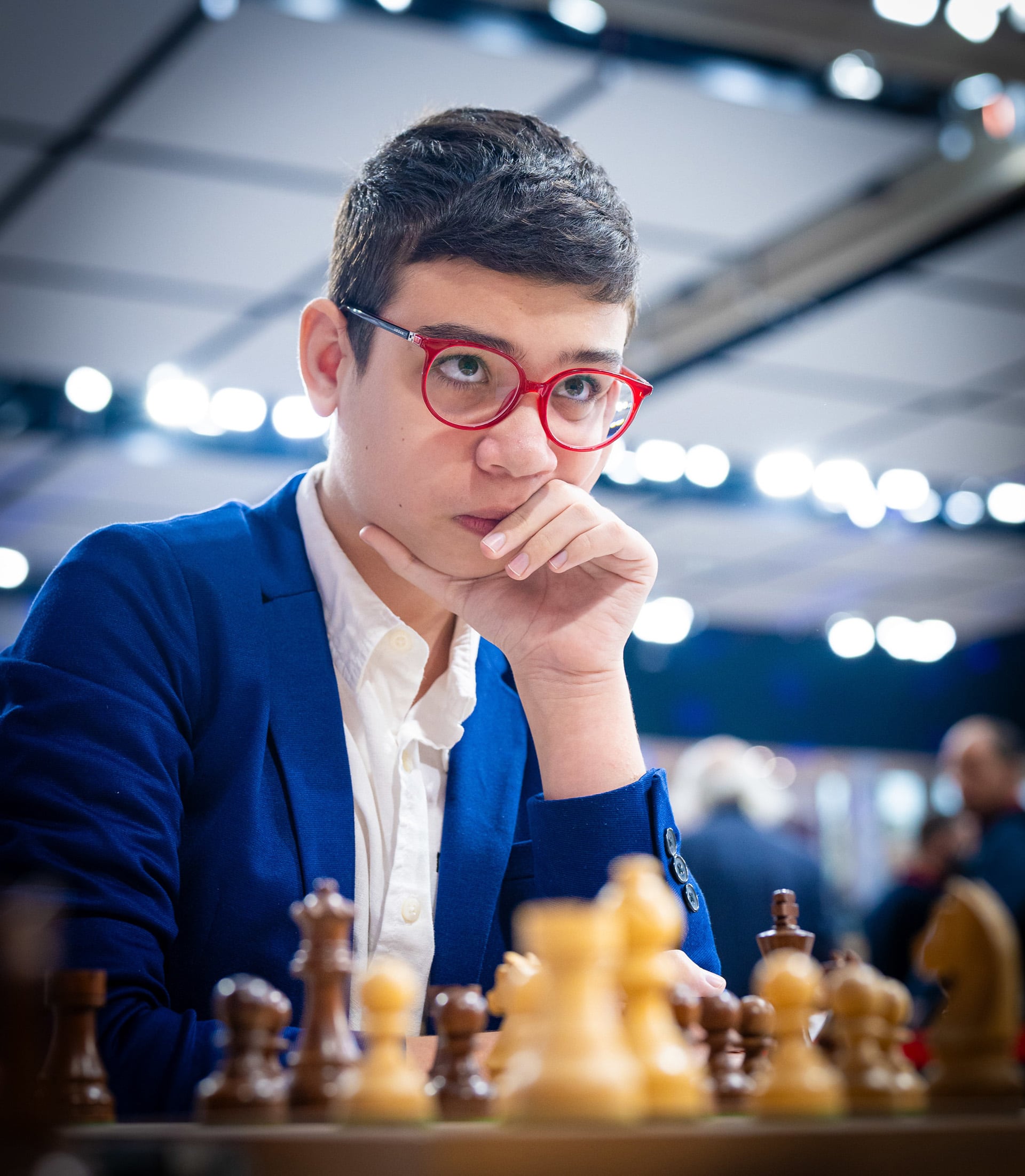 Faustino Oro no pudo ante el gran maestro azerí Aydin Suleymanli