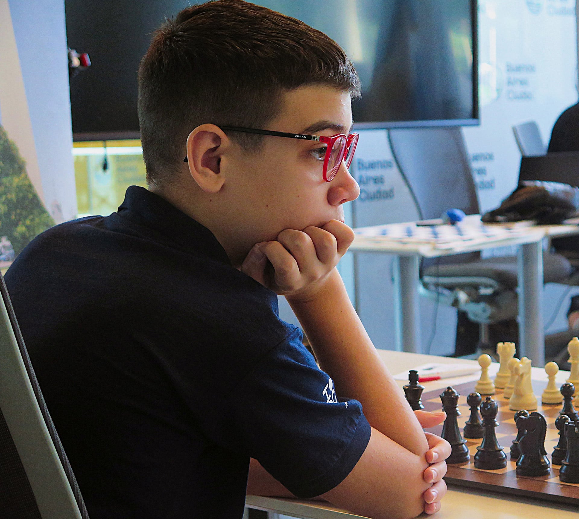 Faustino Oro, el prodigio del ajedrez argentino, está compitiendo en los Países Bajos 