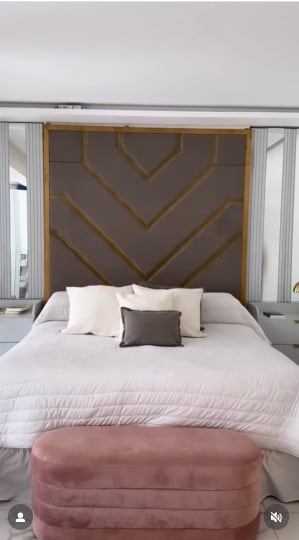 Flor Peña abrió las puertas de su dormitorio: el antes y el después de su remodelación a pleno confort y lujo