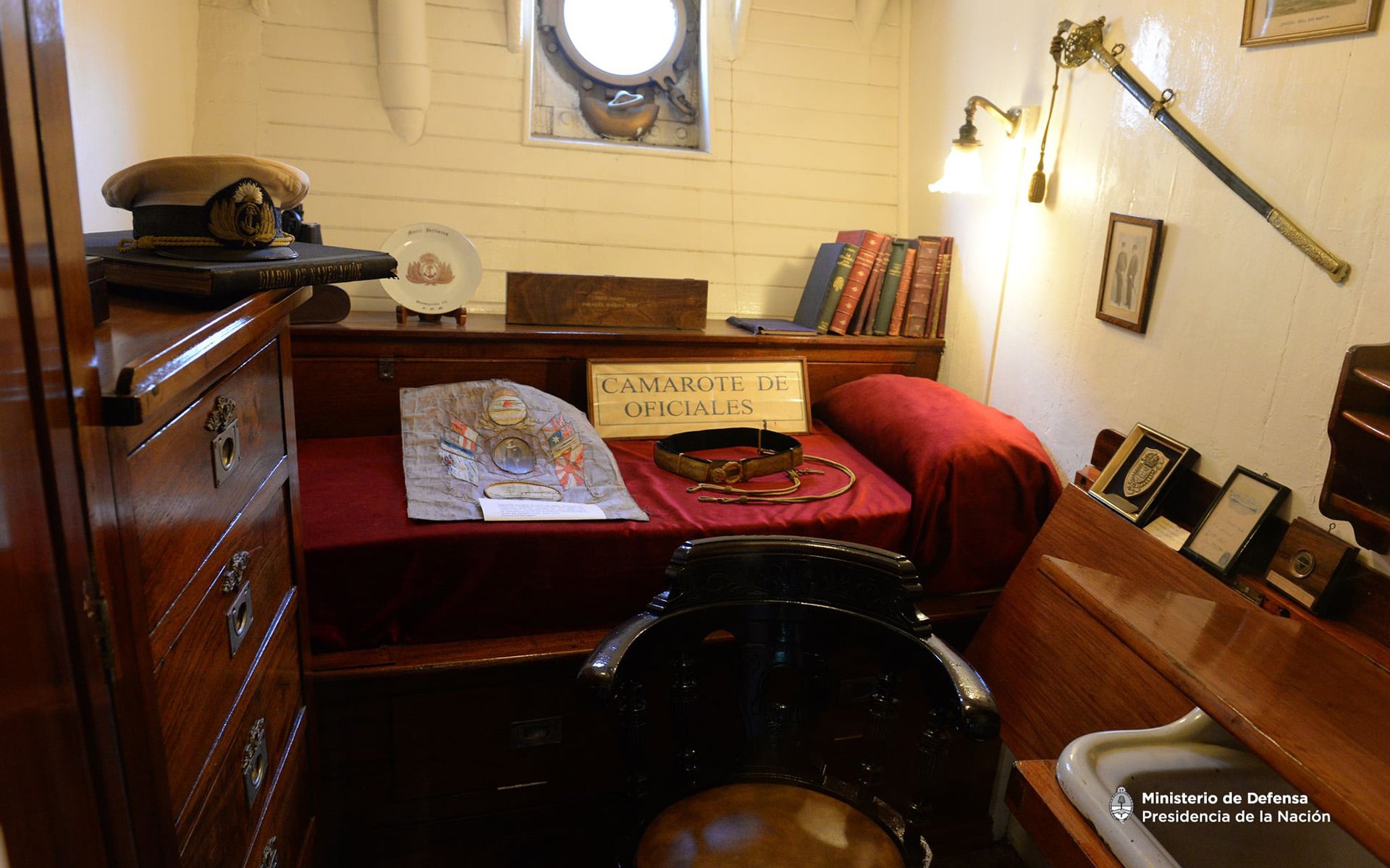 El buque es actualmente un museo y que revela el papel que cumplió como embajador del país