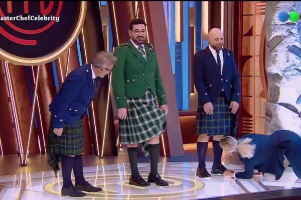 Germán Martitegui usó un kilt y Wanda Nara tuvo una inesperada reacción: “¡No tiene ropa interior!»