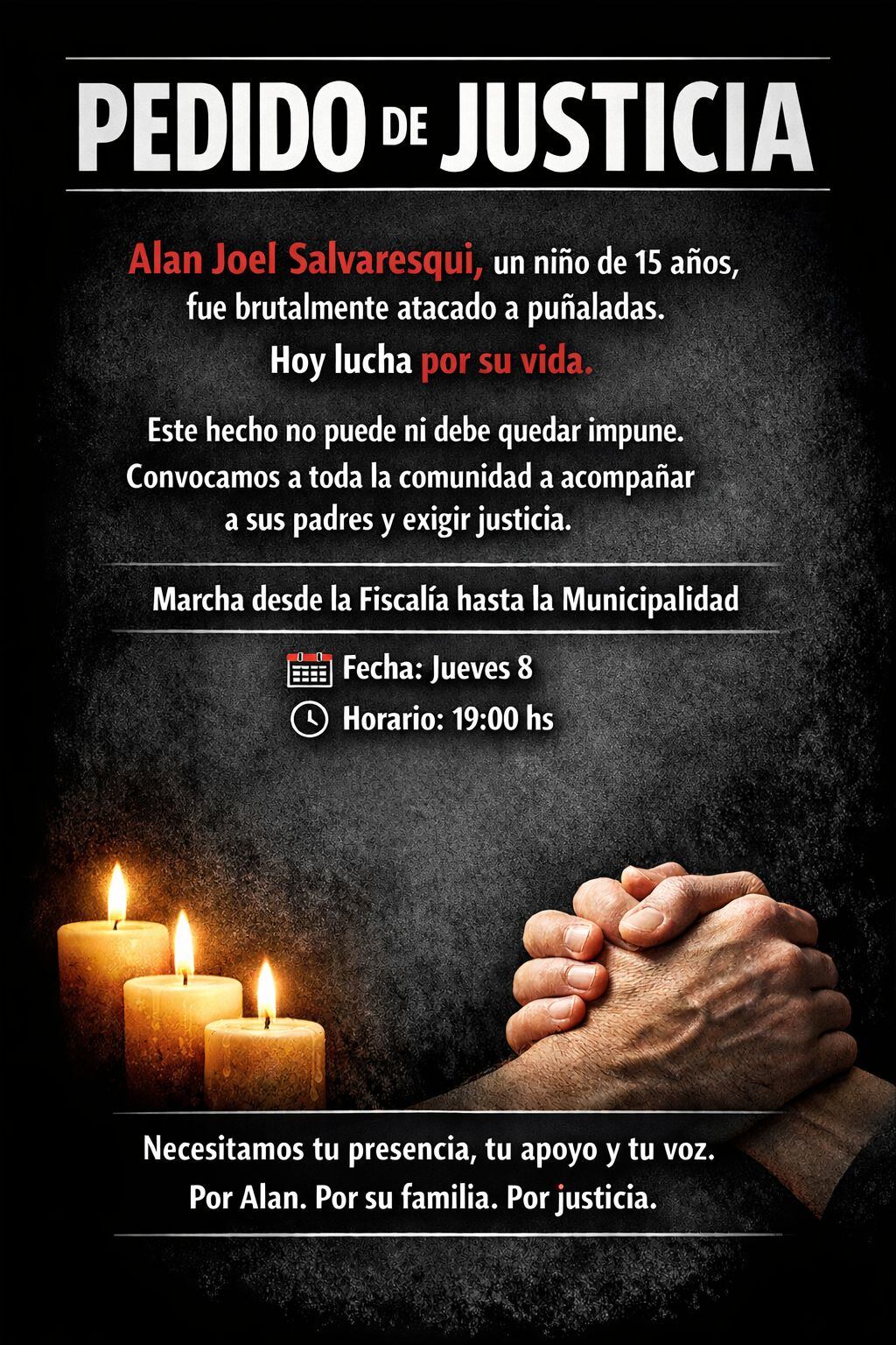 Golpearon y apuñalaron a un adolescente en Olavarría por una pelea de larga data: el menor espera por una cirugía medular