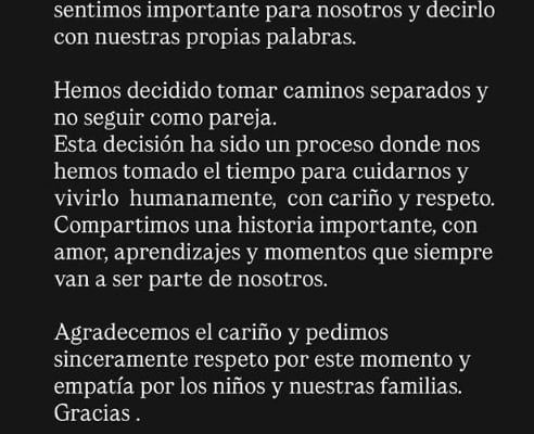 Gonzalo Valenzuela, recién separado, compartió una postal familiar junto a Juana Viale