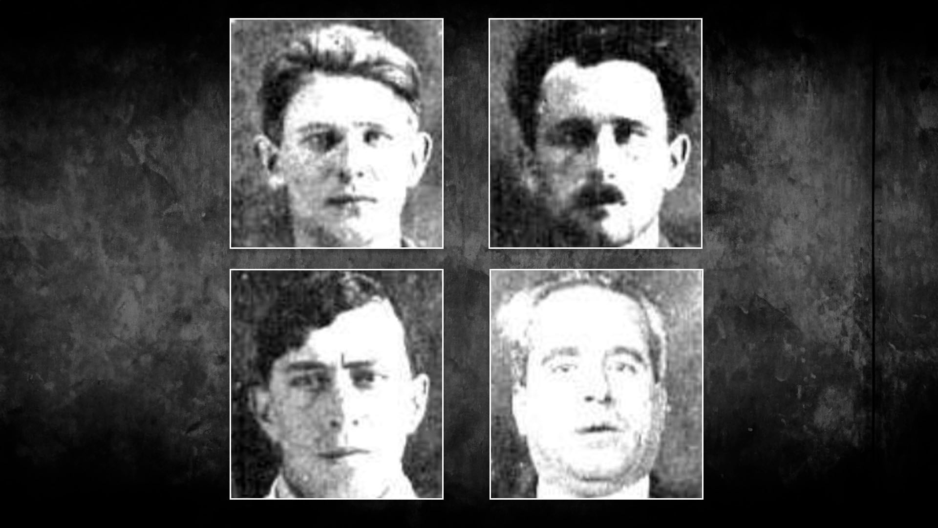 Algunos de los presos que se fugaron, y que serían recapturados, en una fotografía publicada en la revista Caras y Caretas del 24 de enero de 1925