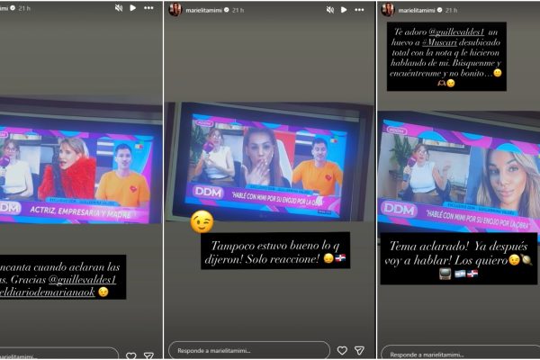 Guillermina Valdés contó que llamó a Mimi Alvarado luego del escándalo en el estreno de la obra de Muscari