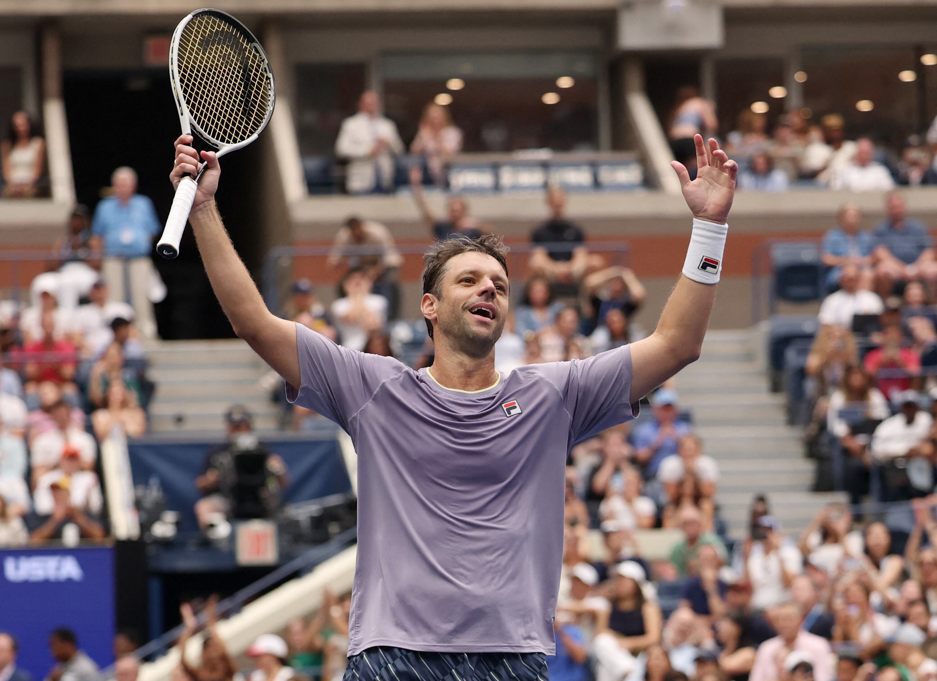 Horacio Zeballos sueña en grande en Melbourne Park (Fuente: REUTERS/Mike Segar)