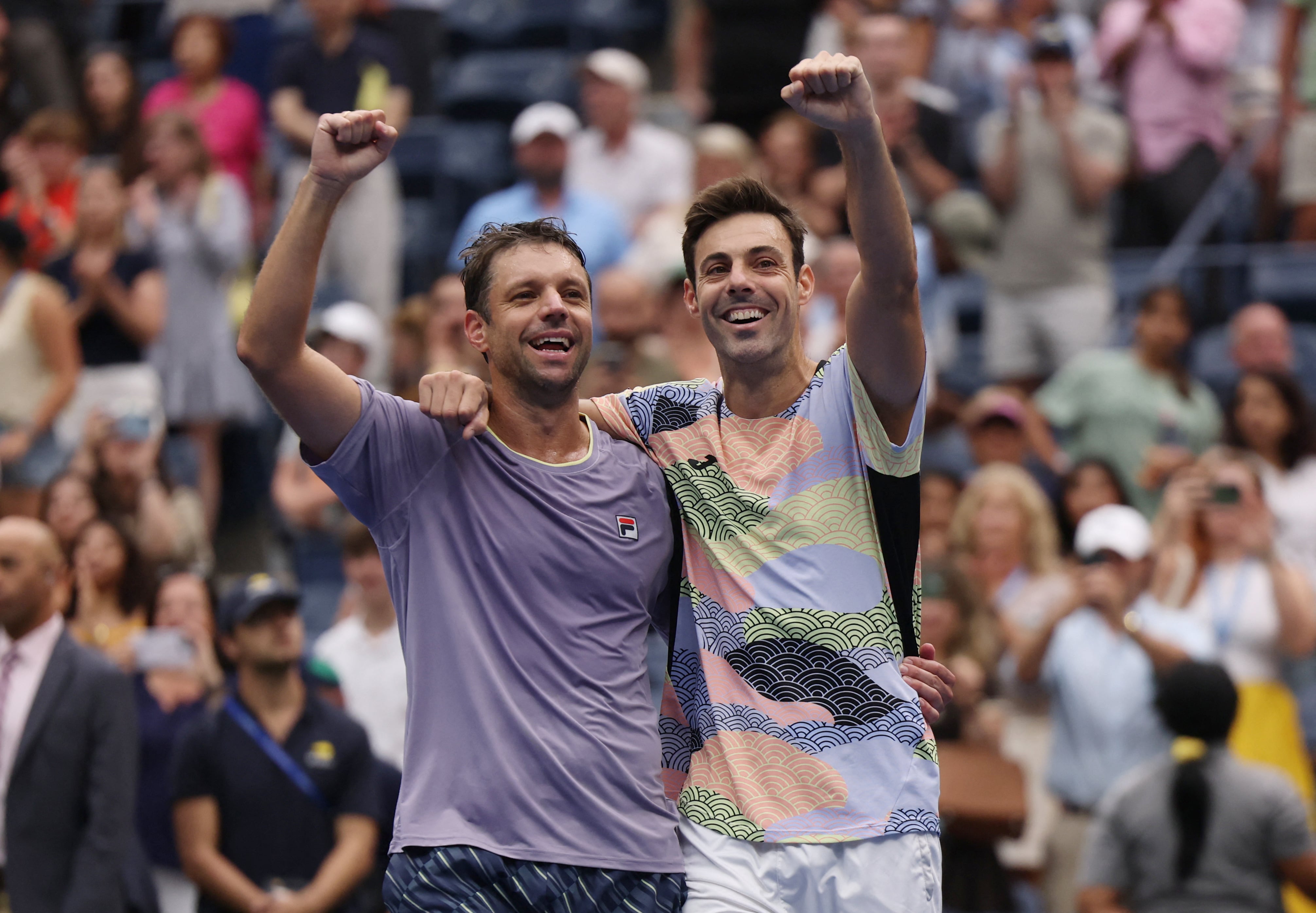 Horacio Zeballos y Marcel Granollers se clasificaron para las semifinales del Australian Open (Crédito: REUTERS/Mike Segar)