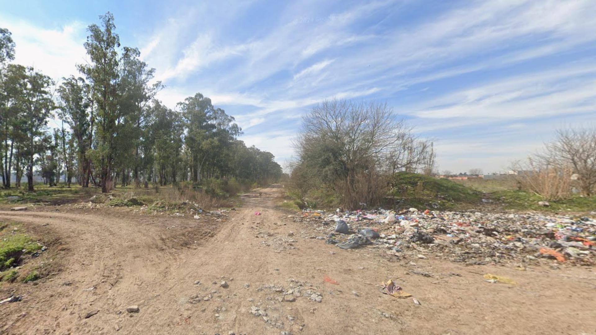 La zona del hallazgo del cuerpo