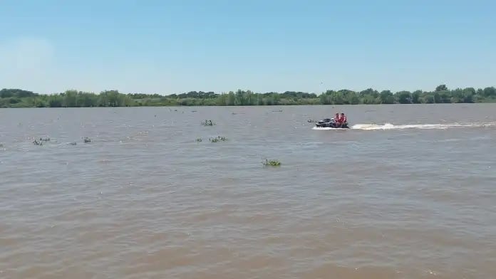 Prefectura Naval realizó rastrillajes en la zona, pero no tuvo resultados positivos (Gentileza: Ahora Entre Ríos)