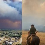 Incendios en Chubut: un foco en la zona de Cholila obligó a cerrar la Ruta Provincial 71