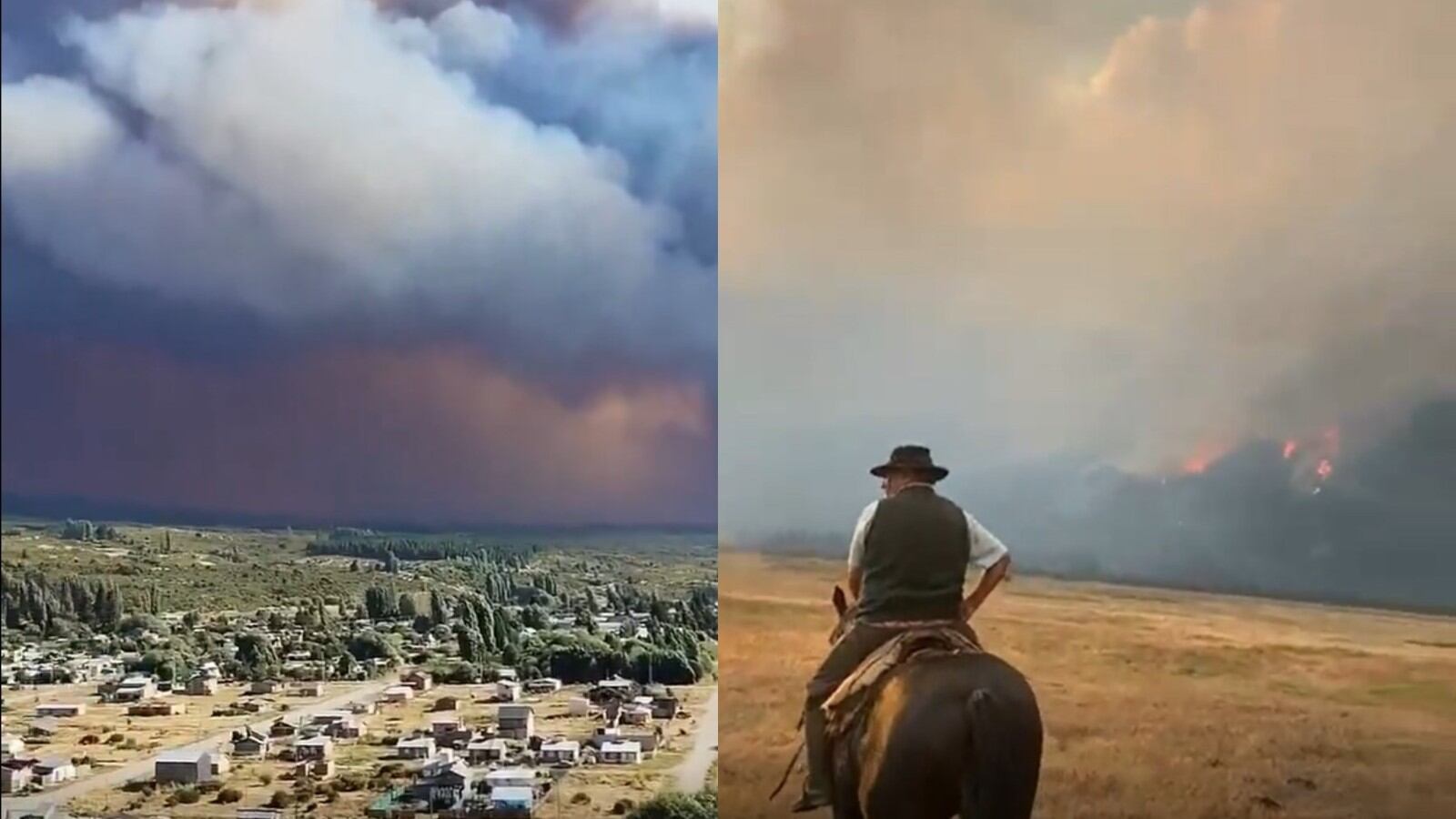 Incendios en Chubut: un foco en la zona de Cholila obligó a cerrar la Ruta Provincial 71