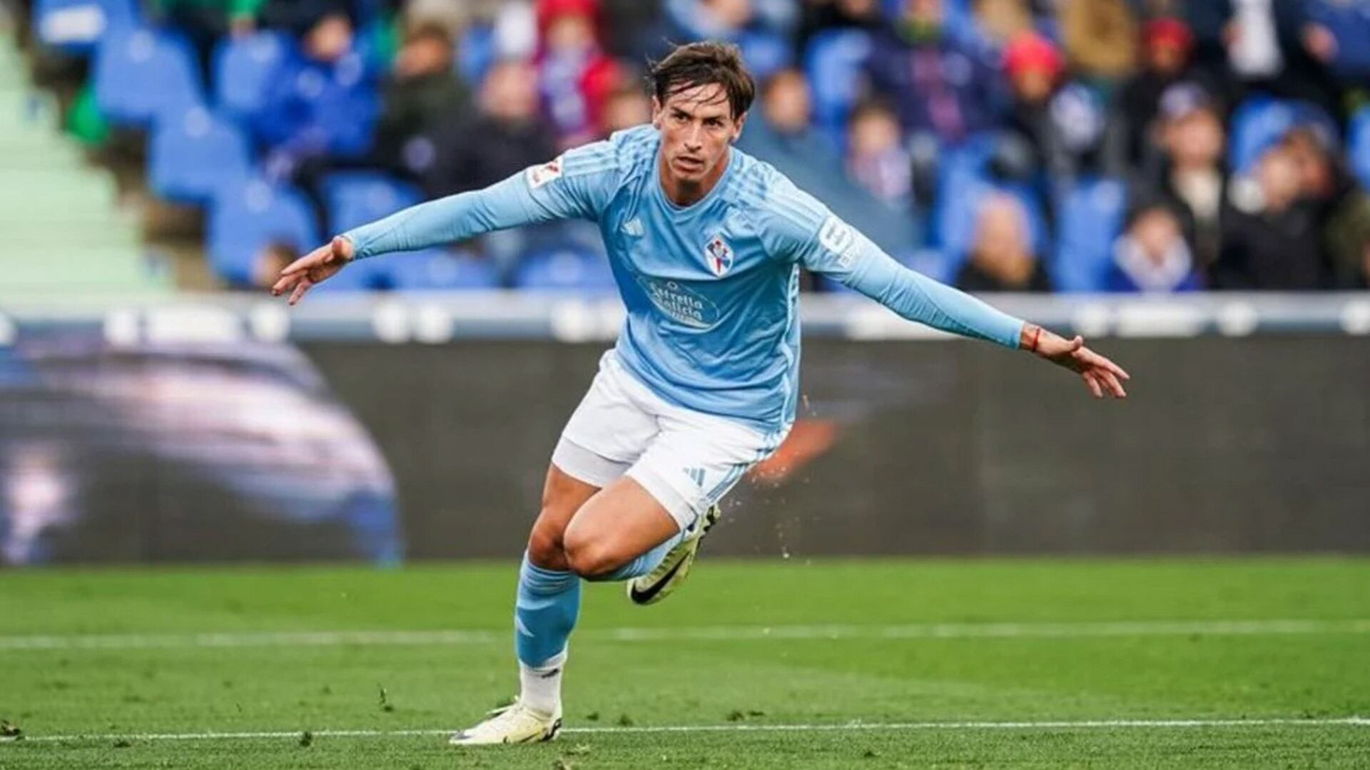 Tadeo Allende cerró su último ciclo en el Celta de Vigo con 13 partidos jugados y tres goles 