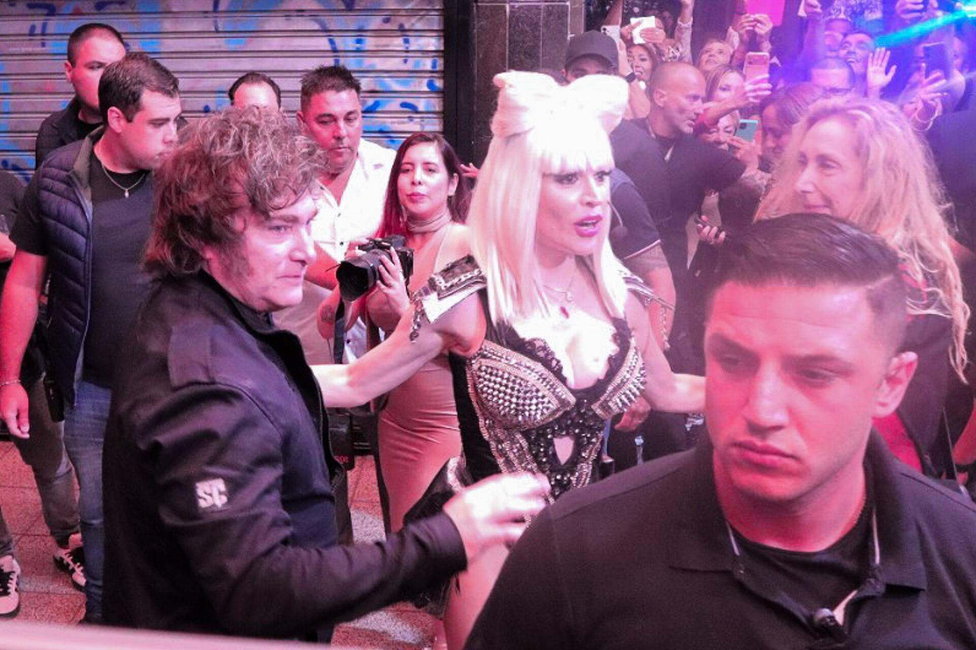 El encuentro de Javier Milei y Fátima Florez (RSFotos)