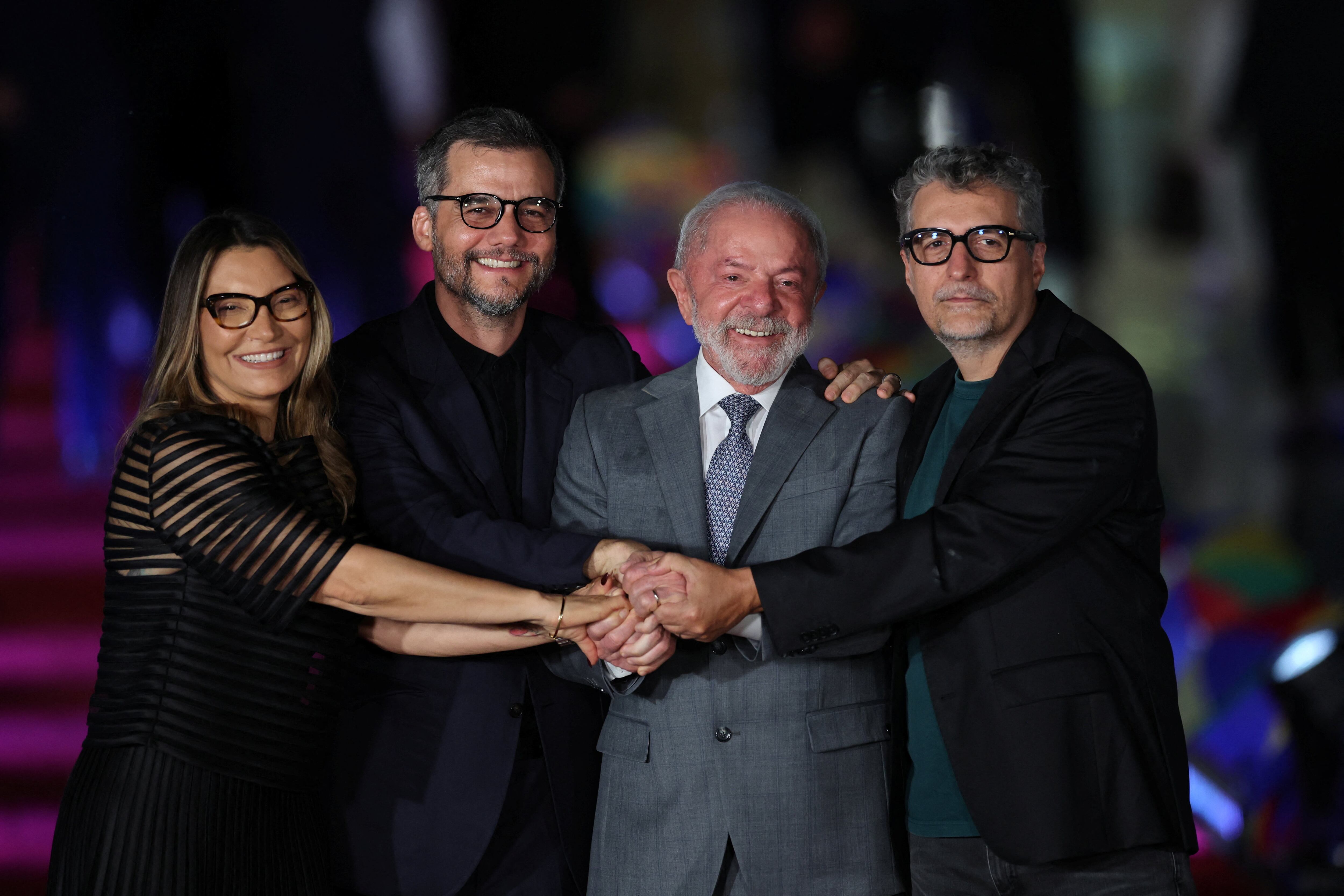 Lula da Silva junto a Rosangela 