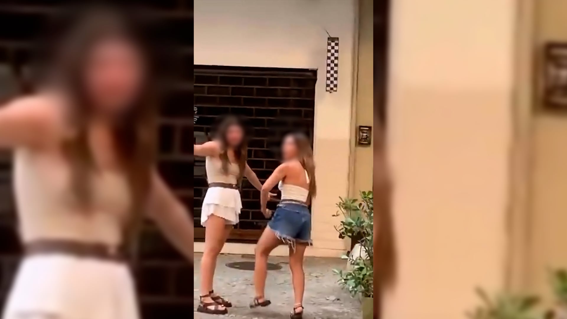 Agostina Páez fue grabada, mientras realizaba gestos racistas